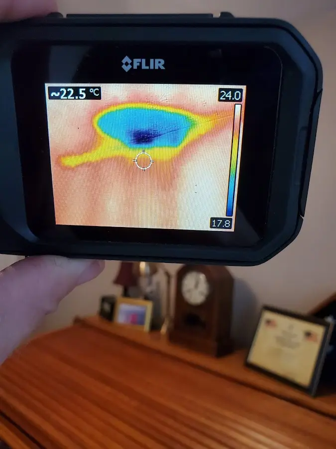 Thermal imaging inspection for water damage in Santa Rosa